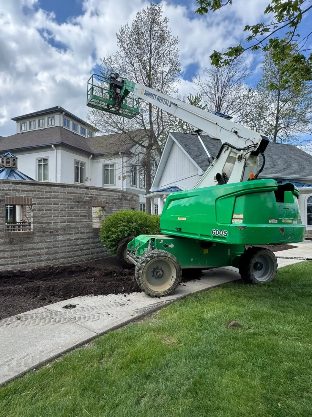 Commercial roof inspection documented in Rushville